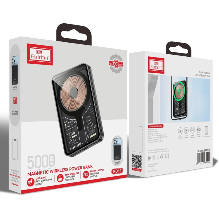 POWERBANK EARLDOM 5000mah ET-PD19