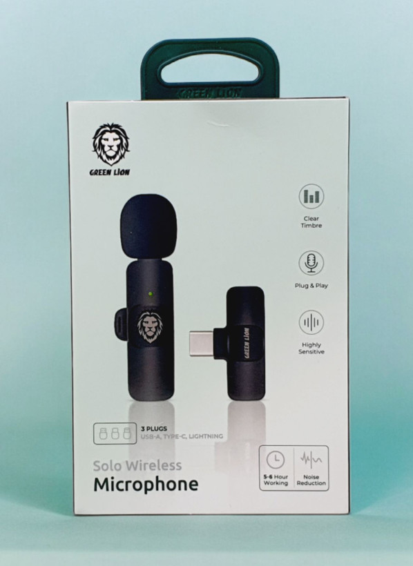 microphone 3 in 1 green lion