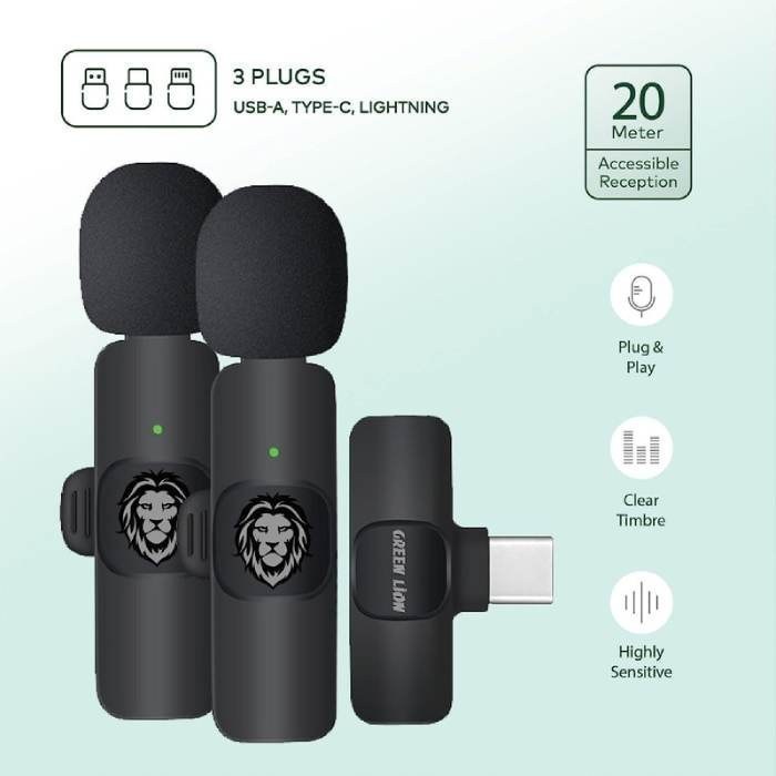Green Lion 3 in 1 MICROPHONE