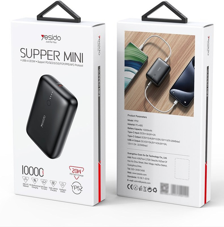 yesido y52 10000ma powerbank