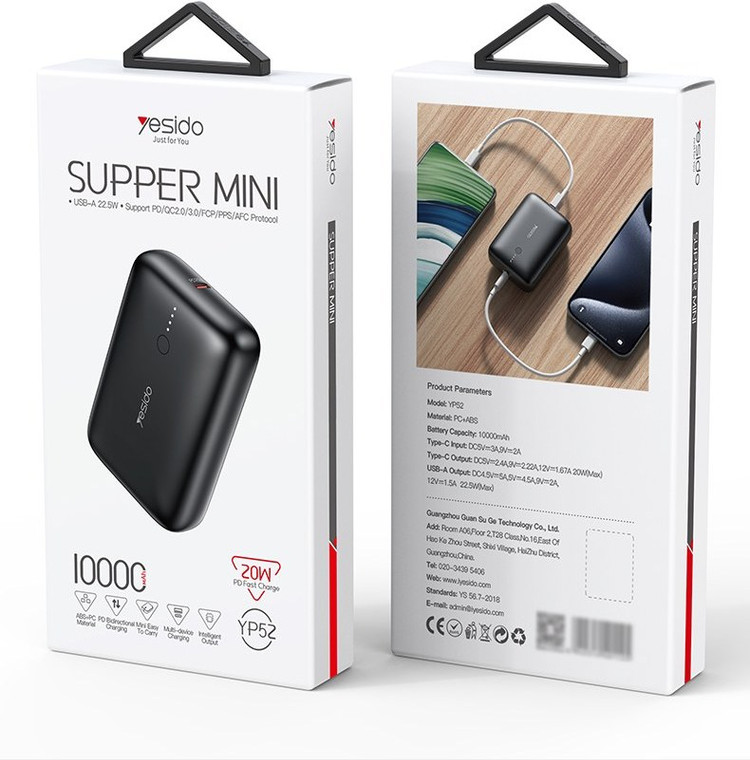 yesido y52 10000ma powerbank