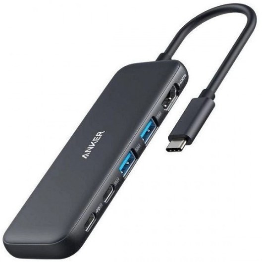 هاب 5 پورت انکر Anker A8355 USB-C HUB 5in1