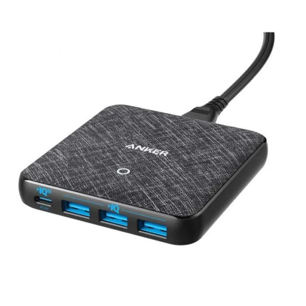 شارژر رومیزی انکر مدل A2045 ظرفیت ۶۵ وات با ۴ پورت USB-C